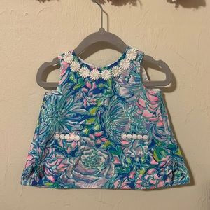 Lilly Pulitzer 3-6m baby girl shift Dress and bloomers